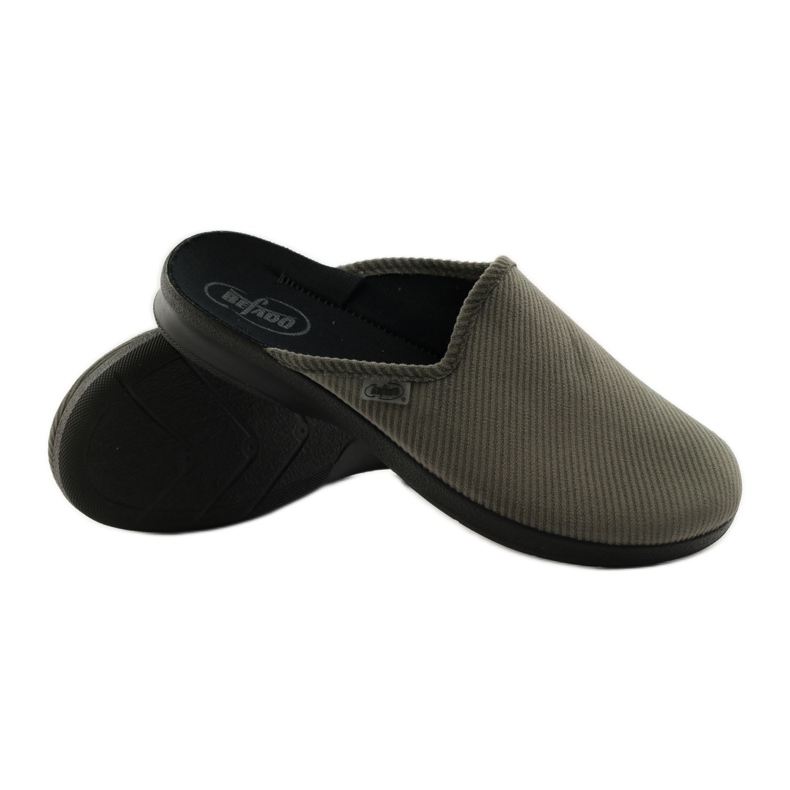 Sapatos de homem Befado chinelos 548M008 Cinzento cinza 3