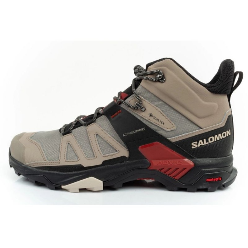 Salomon x Ultra 4 Mid GTX 473525 Sapatos bege 1