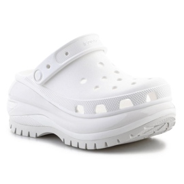 Chinelos Crocs Mega Crush Clog 207988-100 branco 2 Chinelos Crocs Mega Crush Clog 207988-100 branco 2