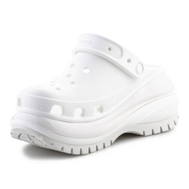 Chinelos Crocs Mega Crush Clog 207988-100 branco 4 Chinelos Crocs Mega Crush Clog 207988-100 branco 4