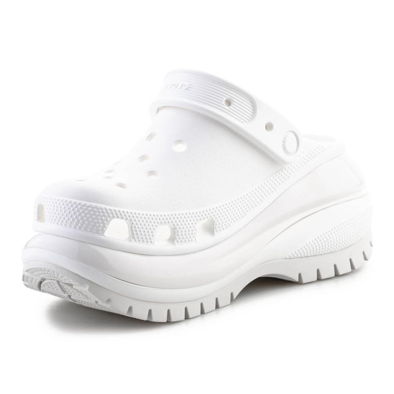 Chinelos Crocs Mega Crush Clog 207988-100 branco 4