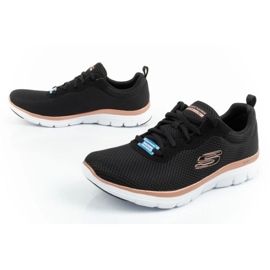 Sapatos Skechers Flex Appeal 4.0 Brillant View 149303/BKRG preto 8