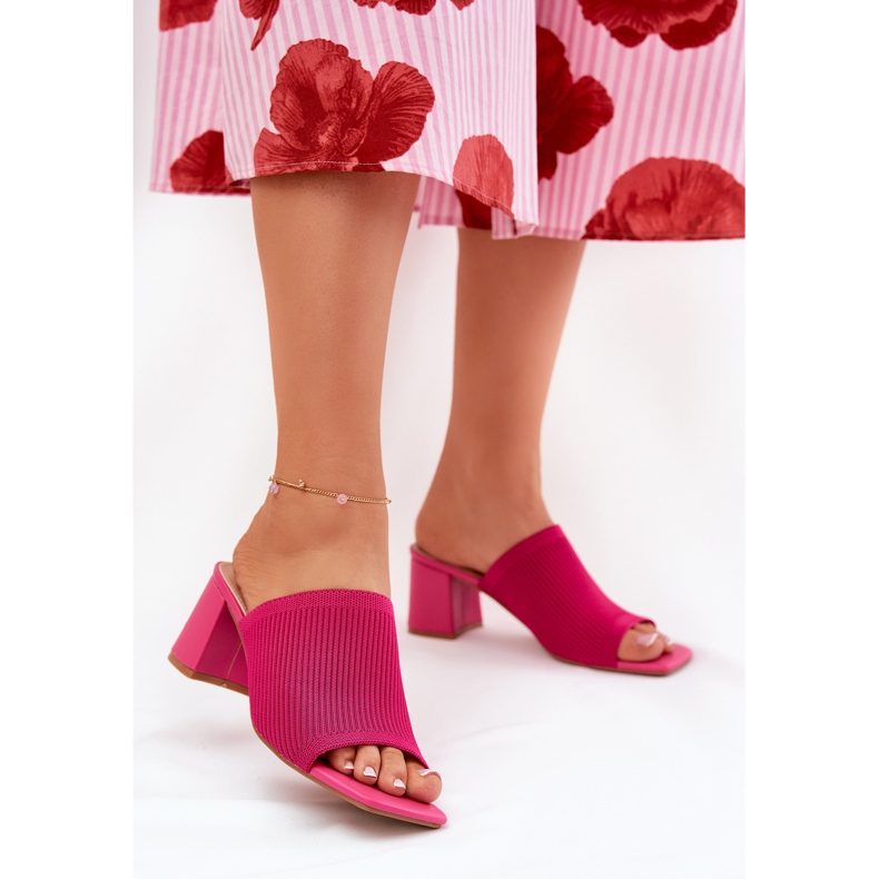 Chinelos altos e altos femininos rosa 2 Chinelos altos e altos femininos rosa 2