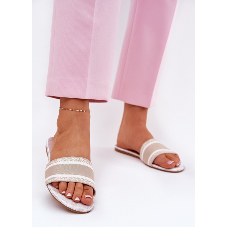 Patrouxed Flat Beige Women's Slippers bege 2 Patrouxed Flat Beige Women's Slippers bege 2