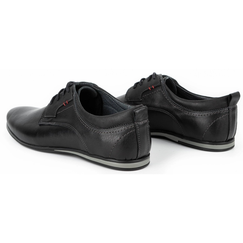 Olivier Sapatos de couro masculino 731 preto 6