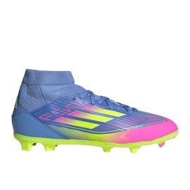 Adidas F50 League FG/MG Mid JP7264 Sapatos de futebol azul 1