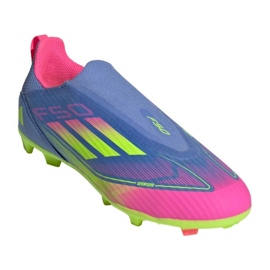 Adidas F50 League LL FG/MG IE3742 Sapatos de futebol azul 1