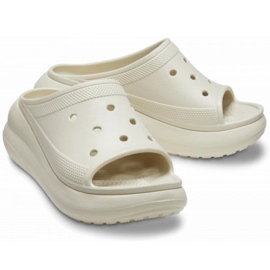 Chinelos Crocs Crush Slide 208731-2Y2 bege 7