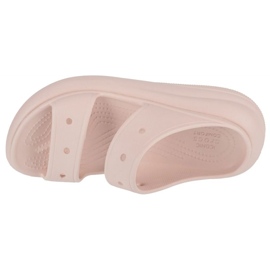Crocs esmagar a sandália 207670-6ur chinelos rosa 2