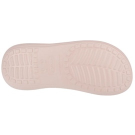 Crocs esmagar a sandália 207670-6ur chinelos rosa 3