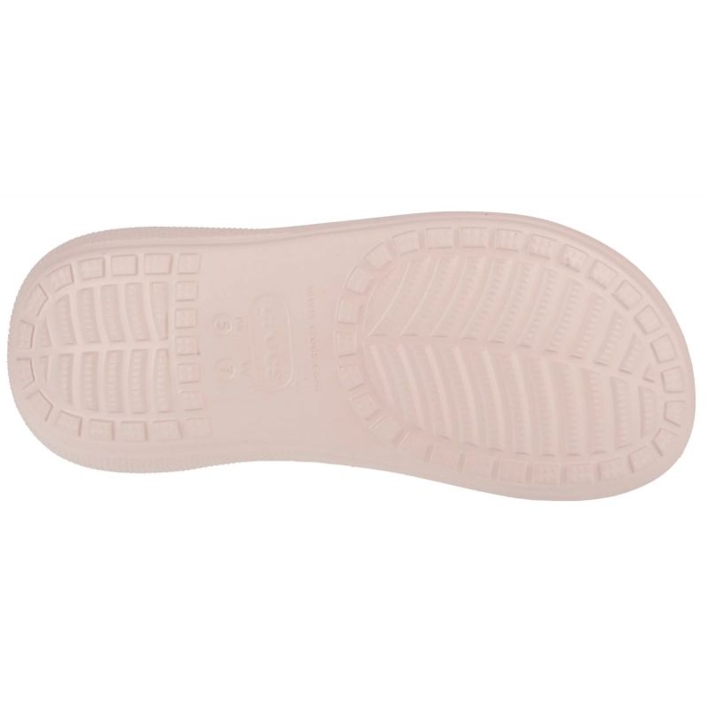 Crocs esmagar a sandália 207670-6ur chinelos rosa 3