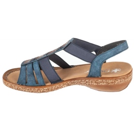 Rieker Sandals 628G7-14 Sandals azul 1