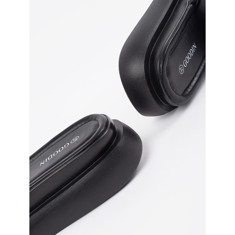 Goodin Black Flip Flip Flip na plataforma preto 1