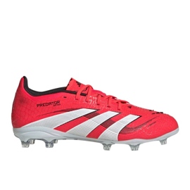 Adidas Predator Elite FG ID3758 Sapatos de futebol vermelho 1