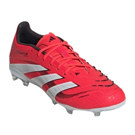 Adidas Predator Elite FG ID3758 Sapatos de futebol vermelho 2