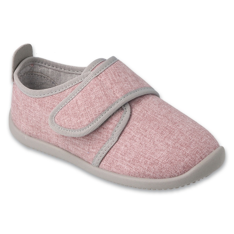 Chinelos infantis Befado com forro de couro 902X021 rosa 1 Chinelos infantis Befado com forro de couro 902X021 rosa 1