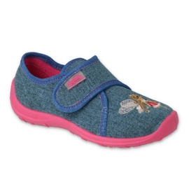 Flippers infantis de Befado 660x021 azul com aplicação 1