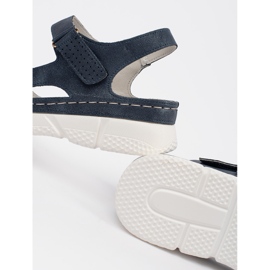 Goodin Sandálias femininas clássicas da Marinha azul 1