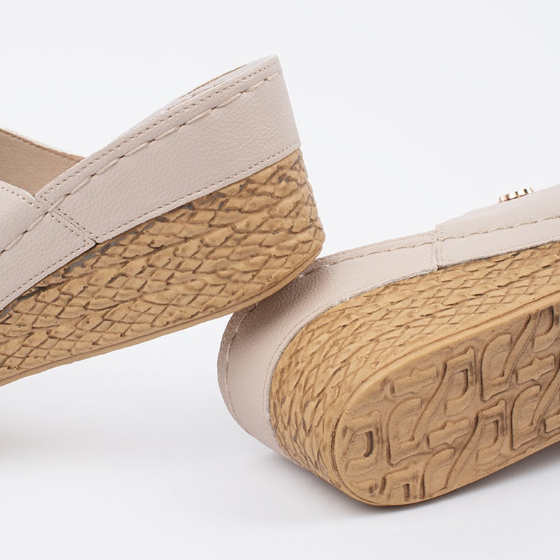 Goodin Cunhas femininas bege 1