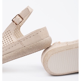 Goodin Sandálias confortáveis ​​de avelã leves dourado 2