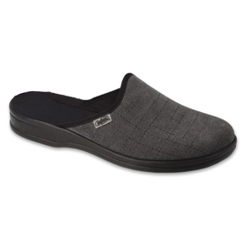 Slippers masculinos de Befado Pu Gray 089m410 cinza 2