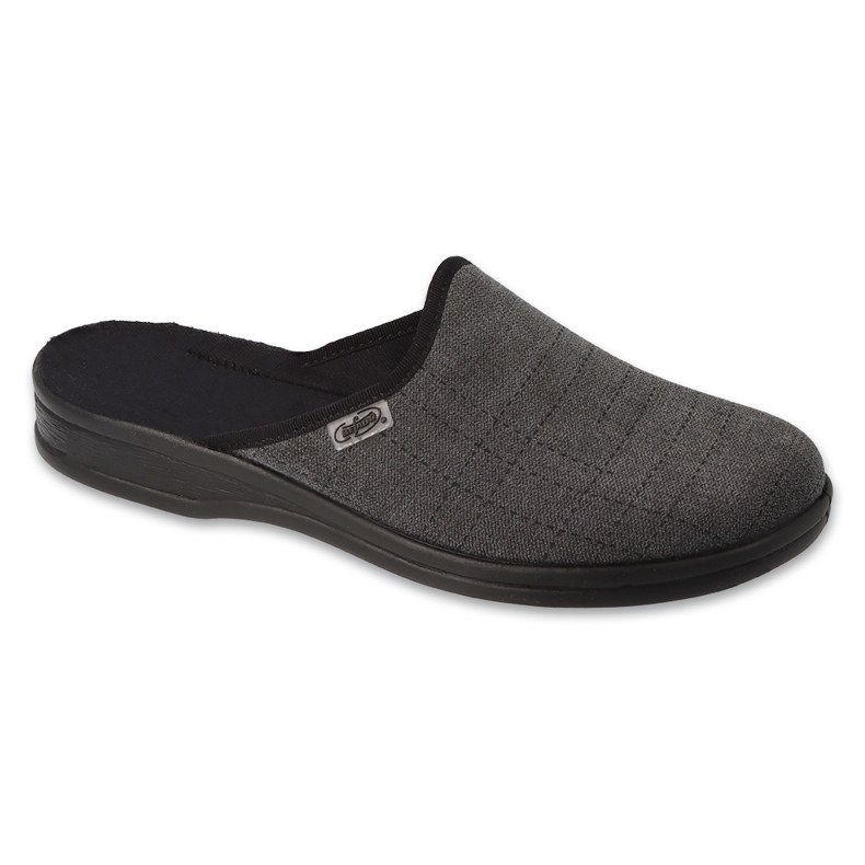 Slippers masculinos de Befado Pu Gray 089m410 cinza 2