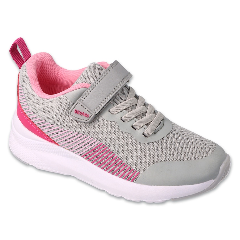 Esportes juvenis Befado 516Q317 cinza-rosa 1