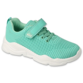Calçado desportivo juvenil Befado com velcro 516Q199 verde 1