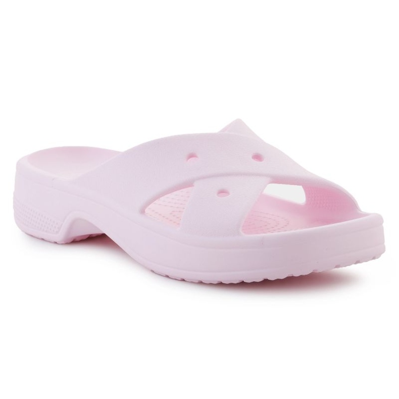 Crocs clássico feminino feminino de cinta 210840-6zw rosa 1