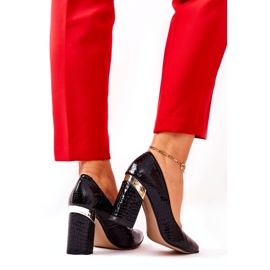 Lewski Shoes Bombas de couro Lewski 3117 preto 4