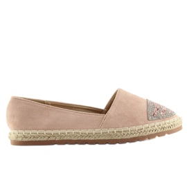 Alpercatas rosa para mulher H8-102 champanhe 1
