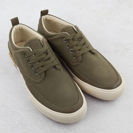 Tênis tênis masculinos Khaki Big Star RR174064 verde 2