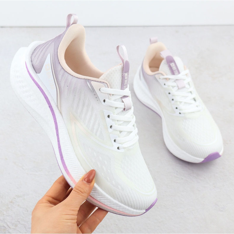 Sapatos esportivos femininos para correr White Big Star RR274A161 branco 1