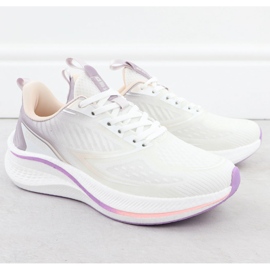 Sapatos esportivos femininos para correr White Big Star RR274A161 branco 2