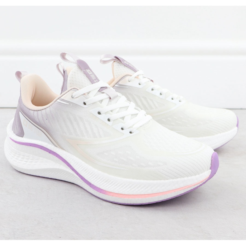 Sapatos esportivos femininos para correr White Big Star RR274A161 branco 2