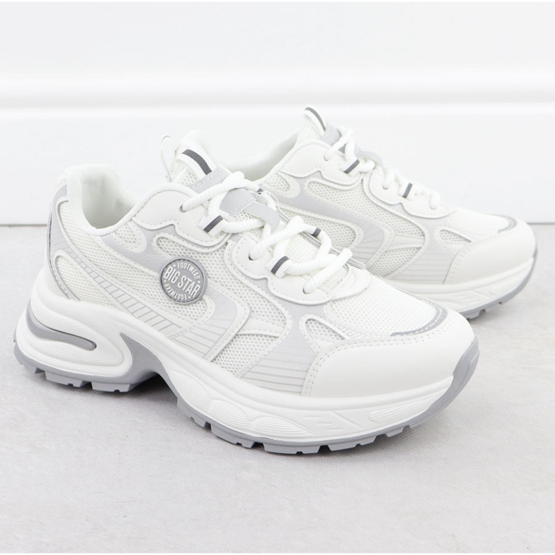 Sapatos de esportes femininos Branco Big Star RR274A191 2