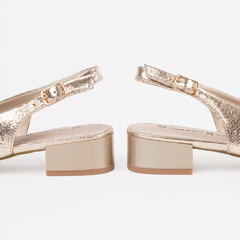 Goodin Sandálias de brechas douradas dourado 1