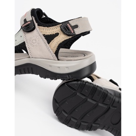 Goodin Sandálias esportivas multicoloridas bege 2