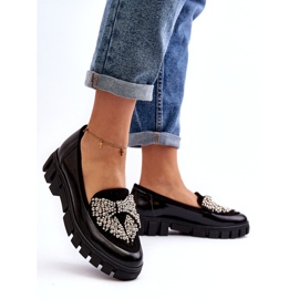 Mocassins femininos patenteados Laura Messi 2785 Preto 3