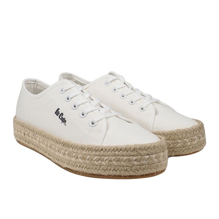 Sapatos femininos Saudável Lee Cooper LCW-25-44-3217LA branco 1