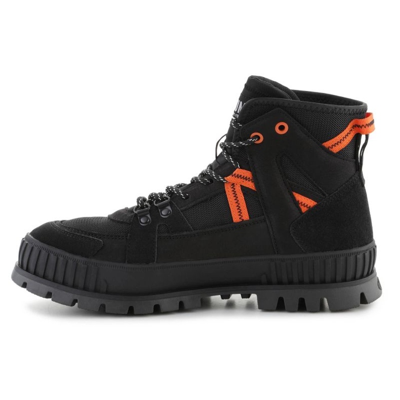 Sapatos esportivos masculinos Palladium Pallashock Outcity 08877-008-m preto 4