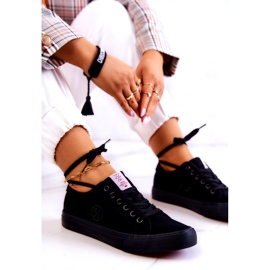 Cross Jeans Tênis de materiais femininos cruzam jeans jj2r4049c preto 4