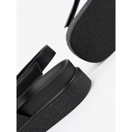 Goodin Sandálias clássicas na plataforma preta preto 1