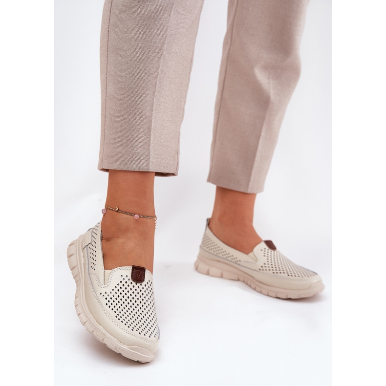 OpenWork Vinceza 95336 Natural Ballerinas Beige bege 2