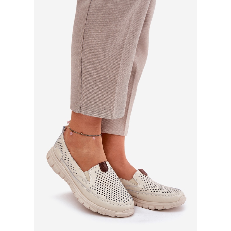 OpenWork Vinceza 95336 Natural Ballerinas Beige bege 1