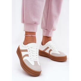 Evento Tênis feminino com plataforma, branco 2 Evento Tênis feminino com plataforma, branco 2