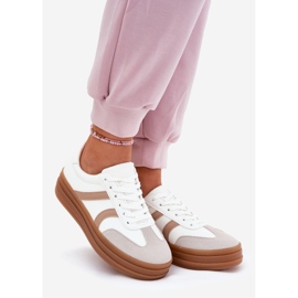 Evento Tênis feminino com plataforma, branco 1