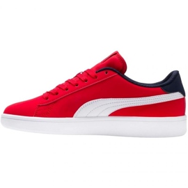 Puma Smash v2 Buck Sapatos de alto risco 365182 07 vermelho 2