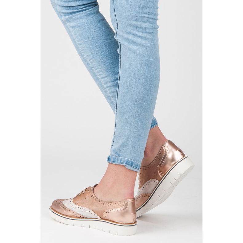 Kylie sapatos rosa com cadarço 1