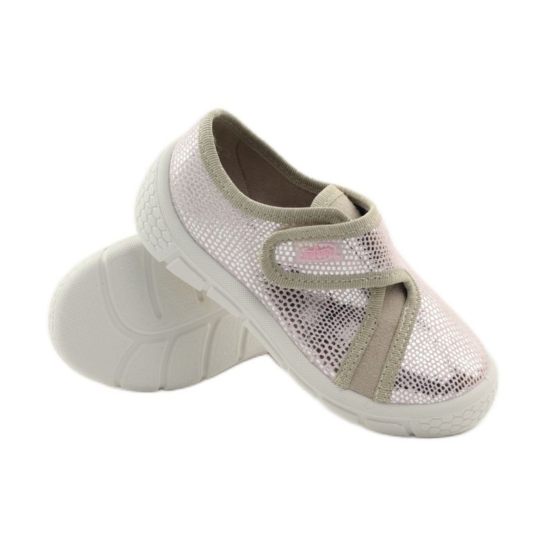 Chinelos Palmilha Inferior Leve SOFT-B Befado rosa cinza marrom 3